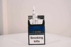 Marlboro Ice Blast Australia pack back with Australian health warning