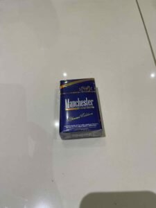 Manchester Blue Special Edition cigarettes pack smooth taste